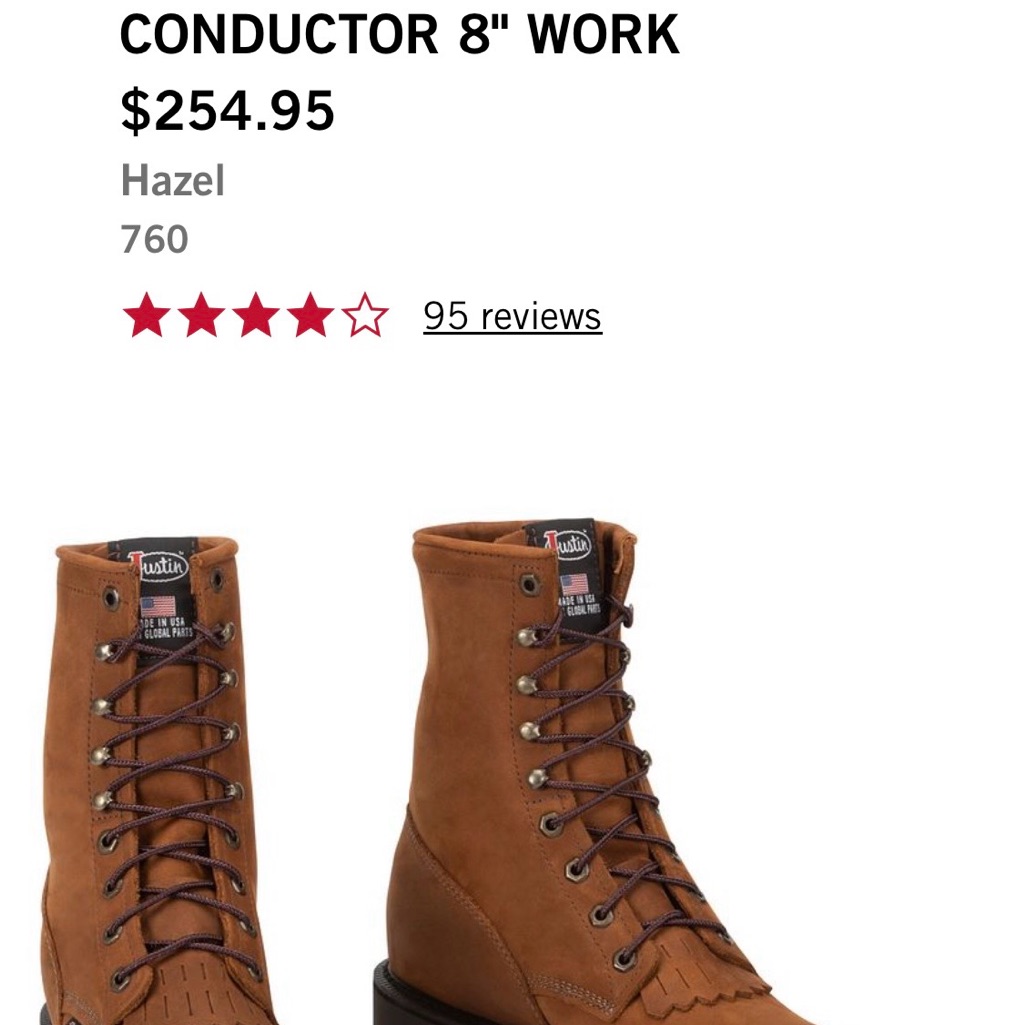 Justin Boots Men's Hazel Work Boots